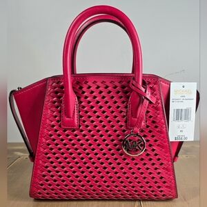 Michael Kors Avril Woven Satchel